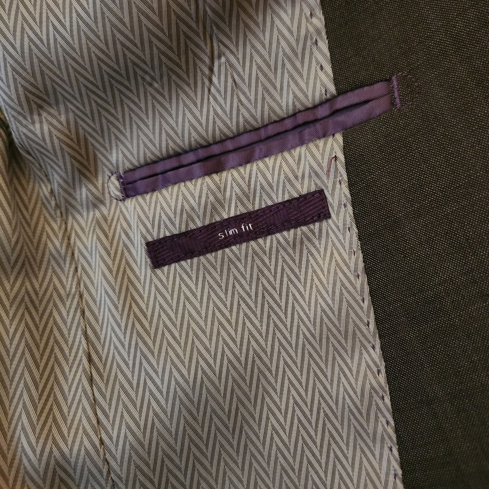 Navy Men's Two-Button Blazer - image 6